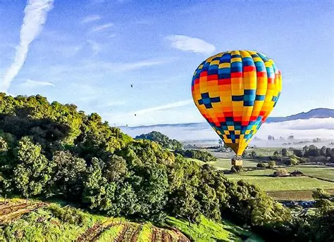 hot air balloon rides in san francisco area