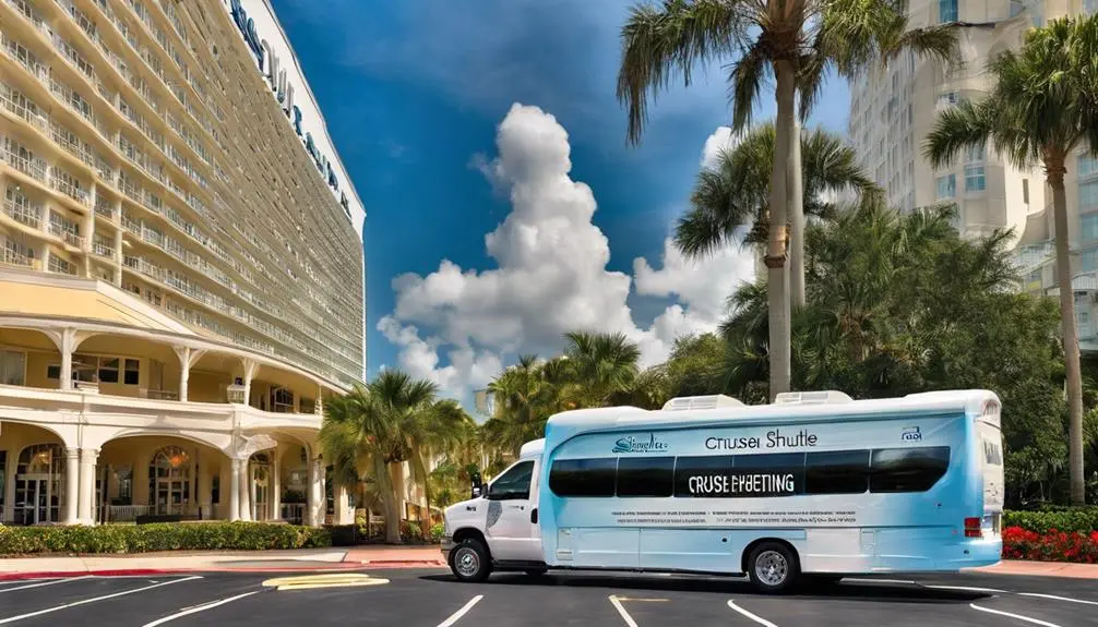 hotels with shuttle service to tampa cruise port