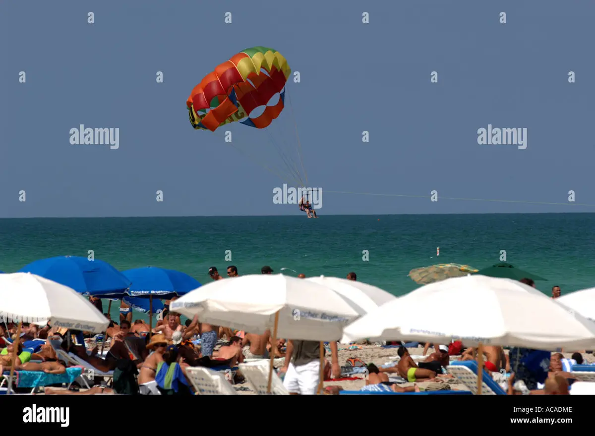 paragliding miami south beach