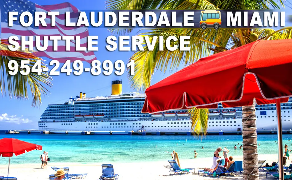 shuttle service from fort lauderdale to miami cruise port